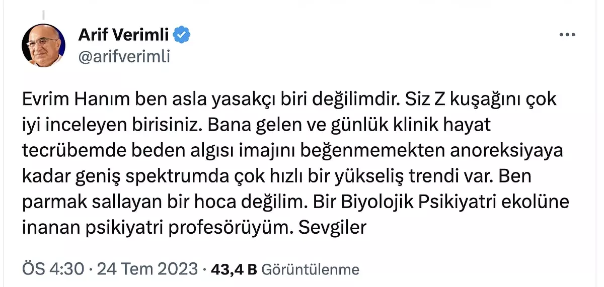 Arif Verimli Barbie Filmi Paylaşımı